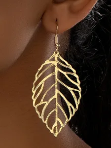damen-ohrringe-modisch-outdoor-blatt-ohr-gold-1