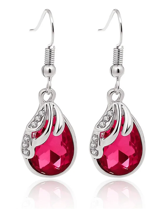 damen-ohrringe-modisch-outdoor-einfarbig-fuchsie-2