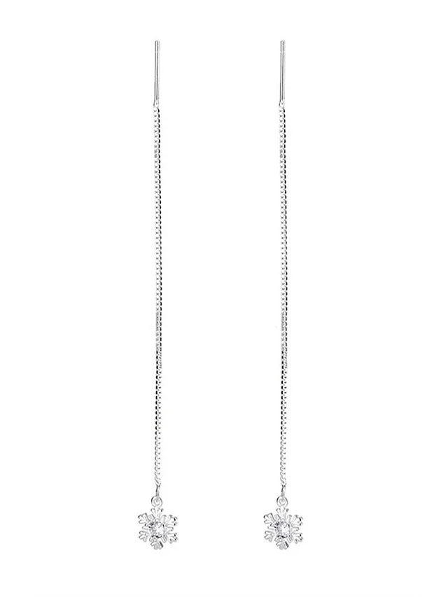 damen-ohrringe-modisch-outdoor-schneeflo-silber-1