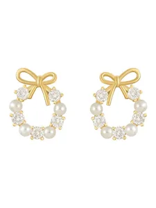 damen-ohrringe-modisch-strasse-schleifen-gold-1