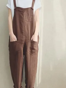 damen-overall-im-streetwear-stil-einfarb-khaki-9