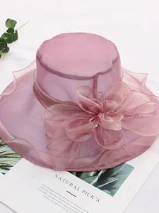 damen-partyhut-party-hochzeit-besondere-reine-farbe-hellviol-8