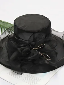 damen-partyhut-party-hochzeit-besondere-reine-farbe-schwarz-6