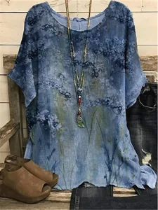 damen-plus-size-bluse-chiffon-vintage-ba-blau-1