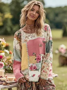 damen-plus-size-t-shirt-floral-farbverla-rosa-1