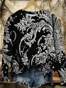 damen-pullover-sweatshirt-druck-blumen-g-schwarz-6