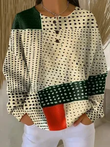 damen-pullover-sweatshirt-geometrisch-mo-kaki-5