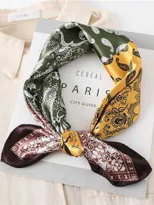 damen-quadratischer-schal-infinity-schal-armeegrun-5