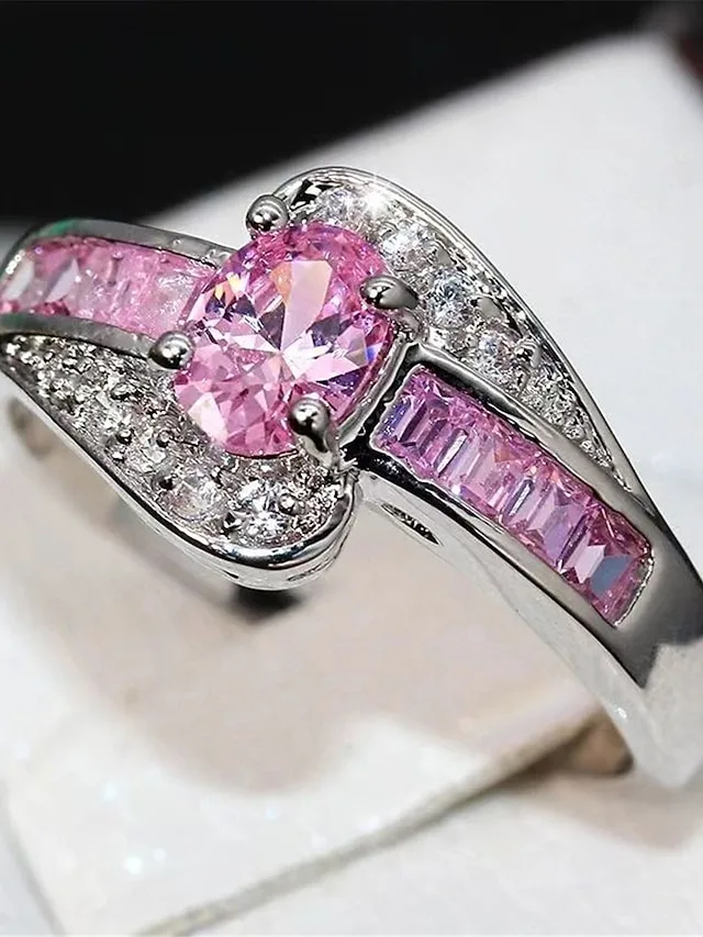 damen-ringe-mode-taglich-geometrie-ring-rosa-3