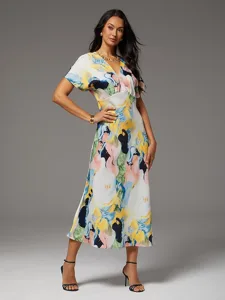 damen-satin-maxikleid-abstrakter-pinseld-grun-1