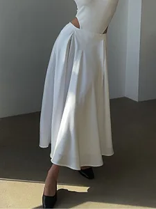 damen-satinrocke-elegant-mode-maxi-hohe-wei-5