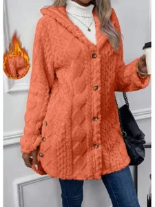damen-sherpa-jacke-freizeitjacke-bequem-orange-27