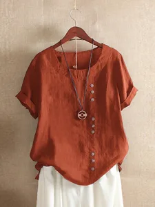 damen-shirt-patchwork-casual-alltag-woch-orange-2