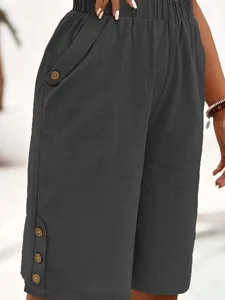 damen-shorts-aus-baumwollleinen-baumwoll-dunkelgray-20