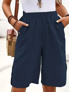 damen-shorts-aus-baumwollleinen-baumwoll-dunkelmarine-11