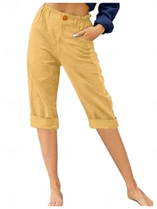 damen-shorts-aus-baumwollleinen-chinos-b-gelb-4