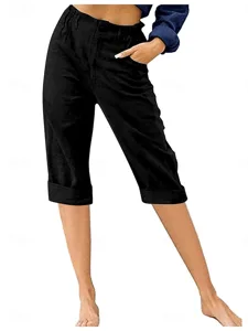 damen-shorts-aus-baumwollleinen-chinos-b-schwarz-6