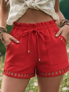 damen-shorts-aus-baumwollleinen-leinen-i-rote-3