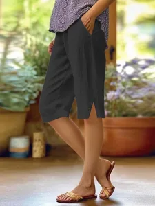 damen-shorts-aus-baumwollleinen-shorts-s-schwarz-12