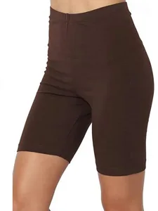 damen-shorts-leggings-gemutliche-legging-braun-7