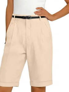 damen-shorts-leinenshorts-schicke-shorts-khaki-7