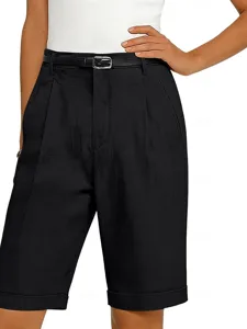 damen-shorts-leinenshorts-schicke-shorts-schwarz-8