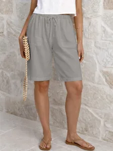 damen-shorts-leinenshorts-sommershorts-s-hellgrau-12