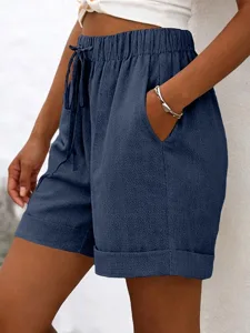 damen-shorts-leinenshorts-sommershorts-s-marineblau-2