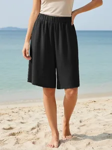 damen-shorts-schnitt-strandshorts-urlaub-schwarz-5