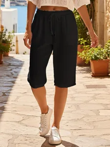 damen-shorts-sommershorts-baggy-shorts-u-schwarz-7