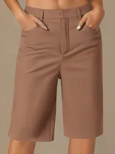 damen-shorts-sommershorts-bermudashorts-braun-4