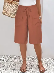 damen-shorts-sommershorts-bermudashorts-orange-9