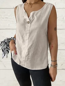 damen-sommeroberteile-bluse-gerafft-patc-aprikose-3