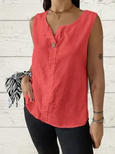 damen-sommeroberteile-bluse-gerafft-patc-rote-5