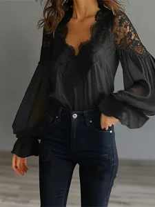damen-spitzenbluse-bluse-spitze-patchwor-schwarz-3