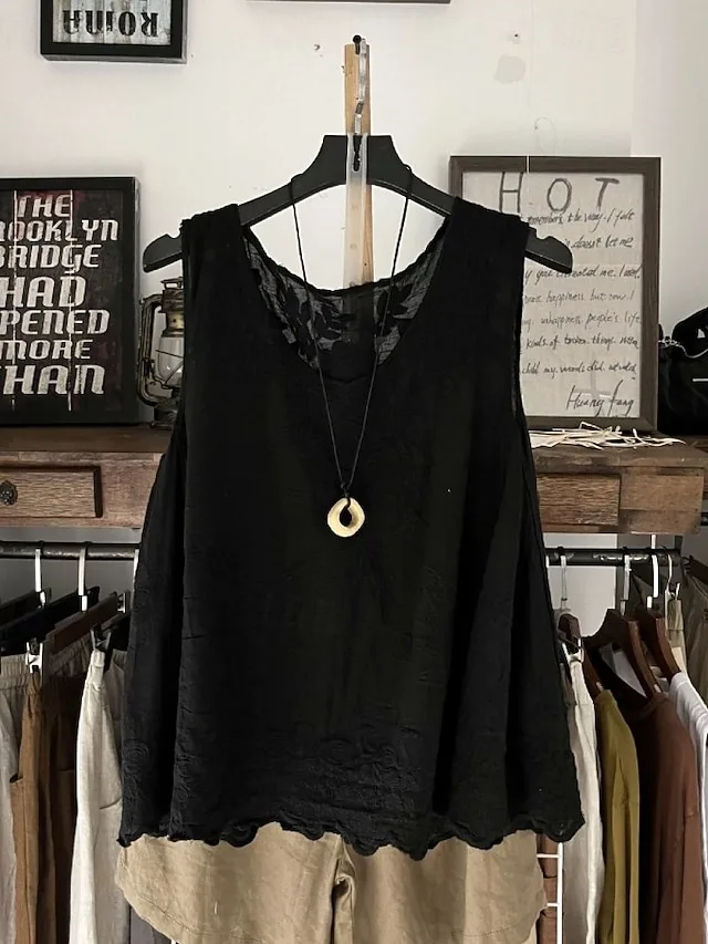 damen-spitzenbluse-einfarbig-elegant-boh-schwarz-4