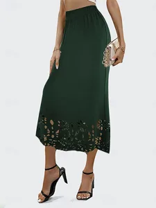 damen-spitzenrock-elegant-mode-lassig-mi-dunkelgrun-7