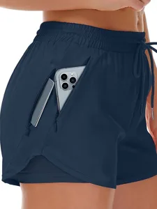 damen-sportliche-shorts-shorts-sommersho-marinenblau-5