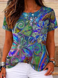 damen-stricktops-mit-textur-t-shirt-farb-blau-2