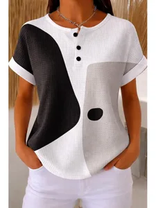damen-stricktops-mit-textur-t-shirt-ombr-schwarz-und-weiss-23