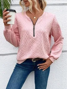 damen-sweatshirt-elegant-modern-schlicht-rosa-5