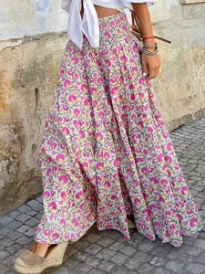 damen-swing-langer-rock-bohmen-maxirocke-rosa-2