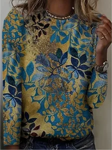 damen-t-shirt-blumengrafik-pflanzen-vint-blau-5