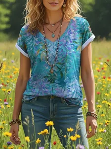 damen-t-shirt-druck-blumen-grafik-bohemi-grun-5