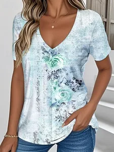 damen-t-shirt-druck-blumen-grafik-vintag-blau-4