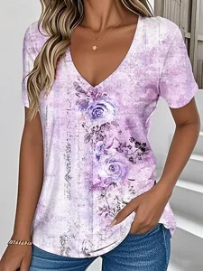 damen-t-shirt-druck-blumen-grafik-vintag-purpur-6