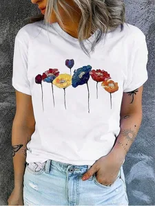 damen-t-shirt-druck-blumen-mohn-lassig-k-wei-1