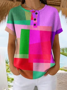 damen-t-shirt-druck-gestreift-grafik-ges-rote-15