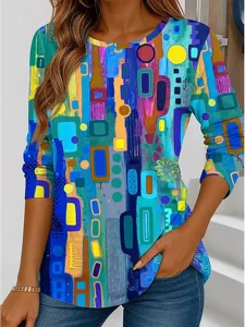 damen-t-shirt-druck-grafik-geometrisch-g-blau-18