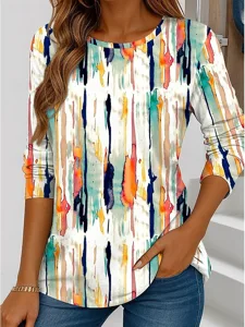 damen-t-shirt-druck-grafik-geometrisch-g-khaki-13